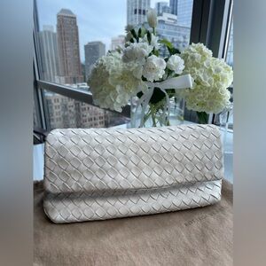Bottega Veneta Intrecciato Flap Clutch